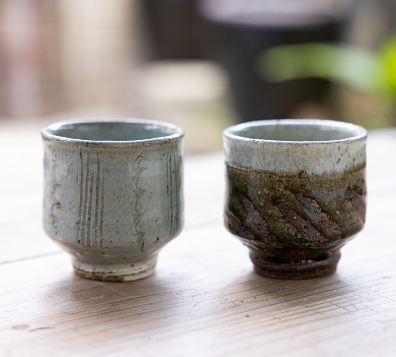 三宅さんの湯呑みたち