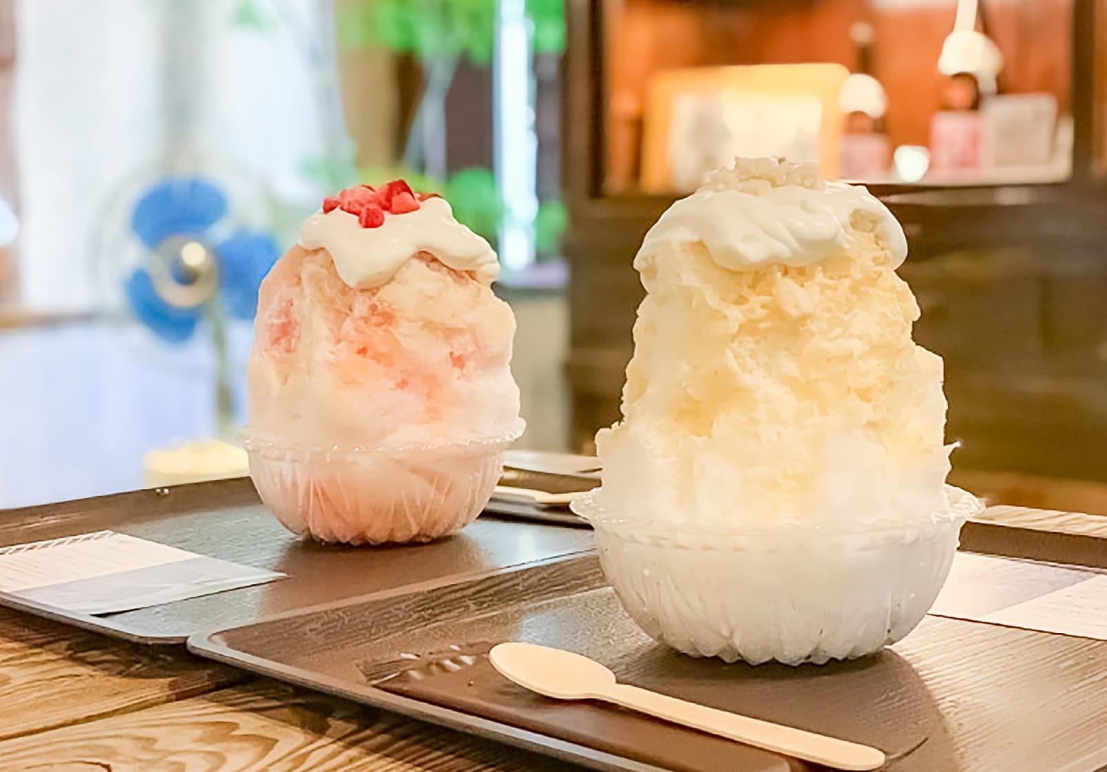 「みこえの水」のかき氷