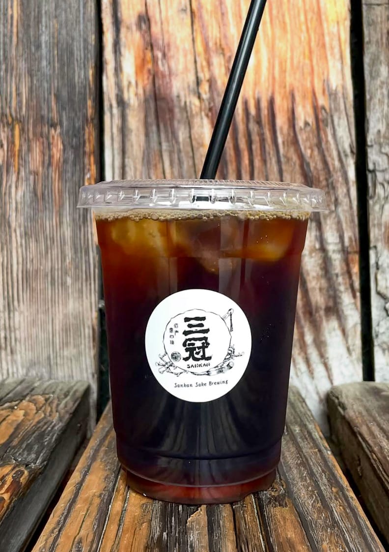 仕込み水で淹れたコーヒー