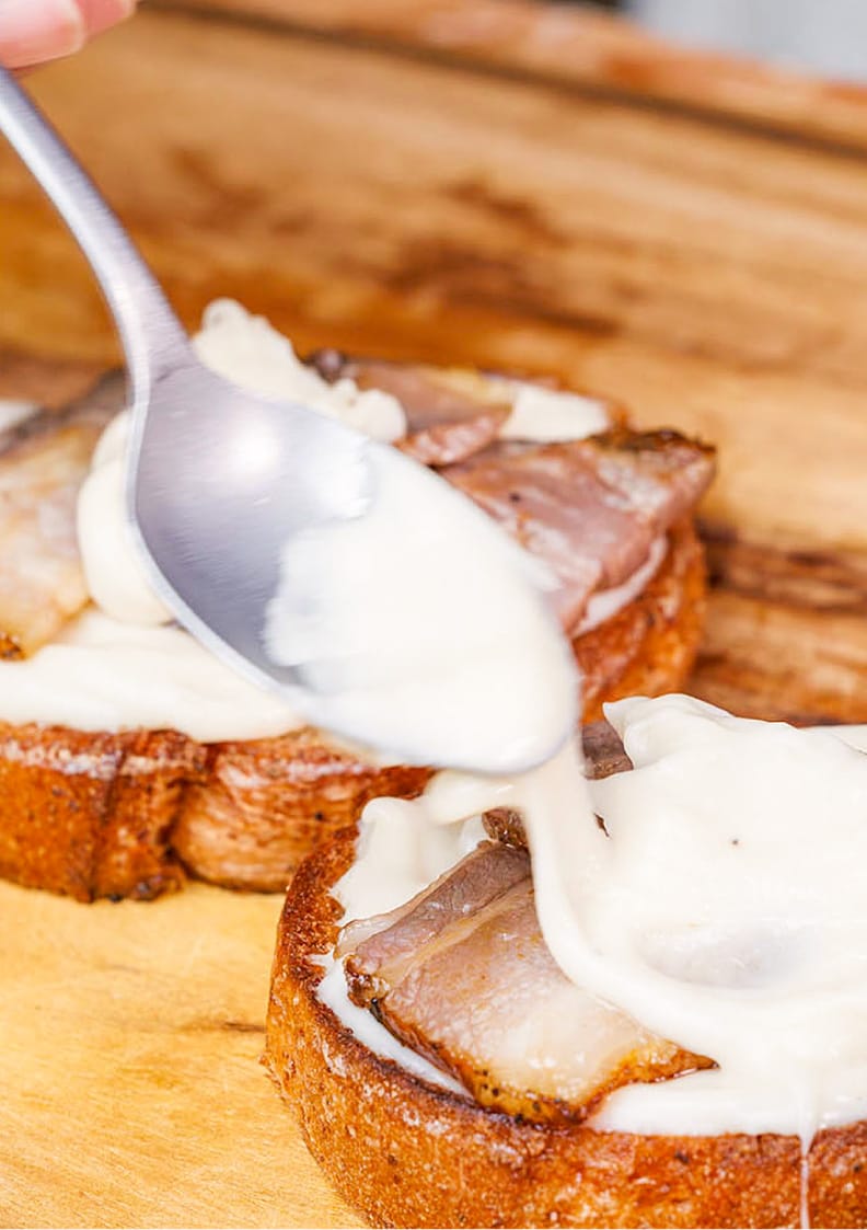 フロマージュブランをのせる