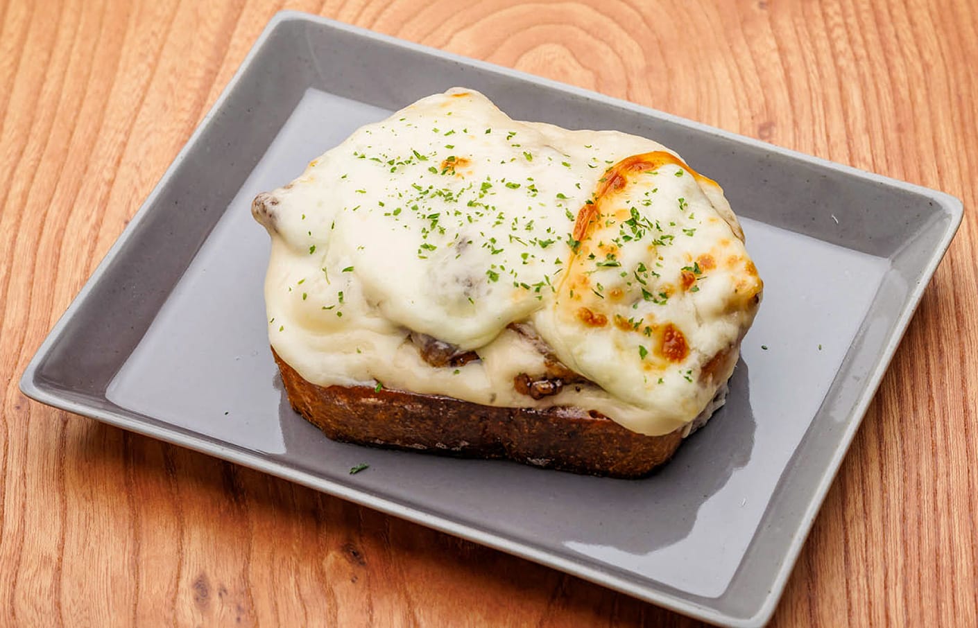 ベーコンとチーズのクロックムッシュ・完成