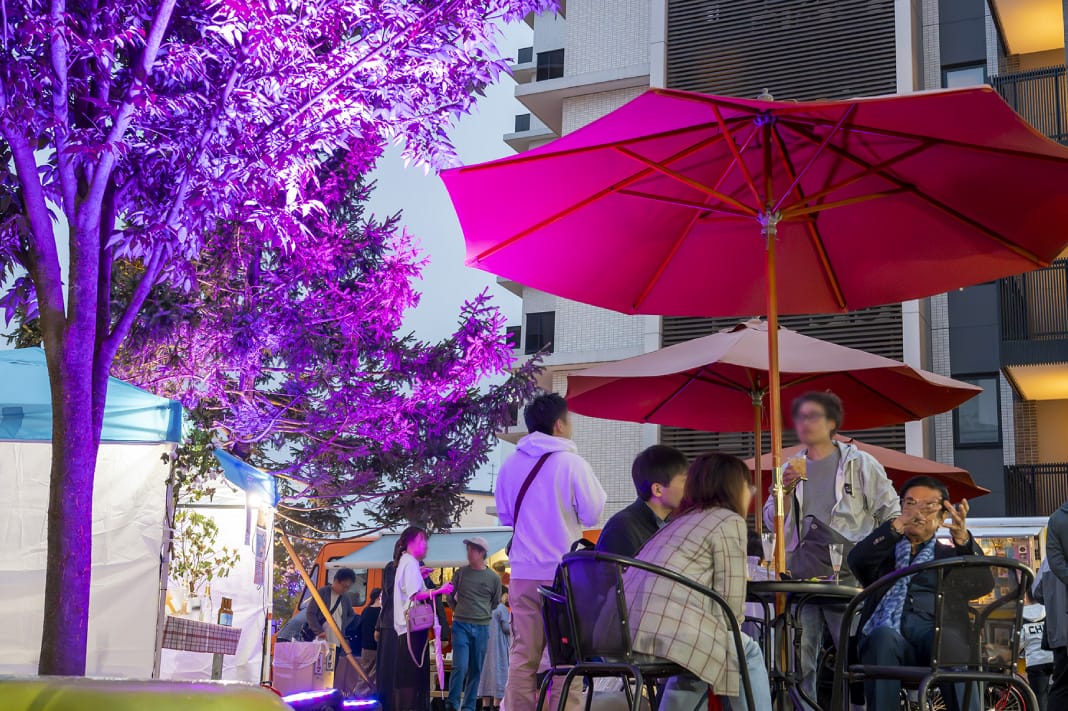 マルシェの夕暮れ