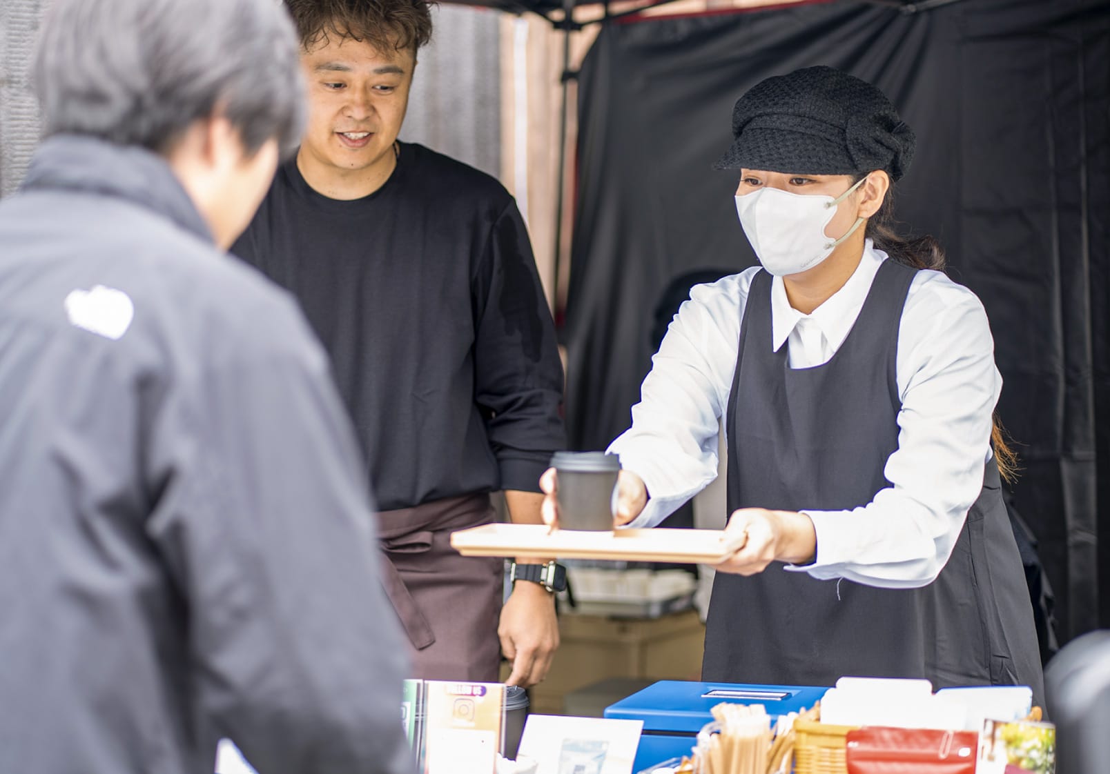 コーヒーでほっと一息