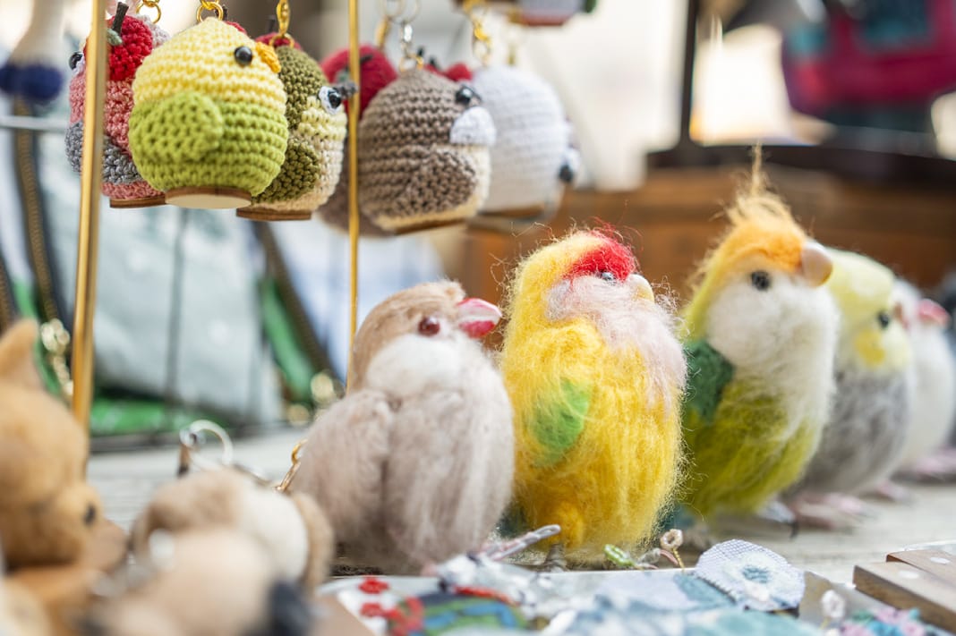 ハンドメイドの品々