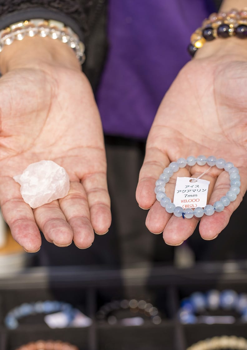 ハンドメイドのアクセサリー