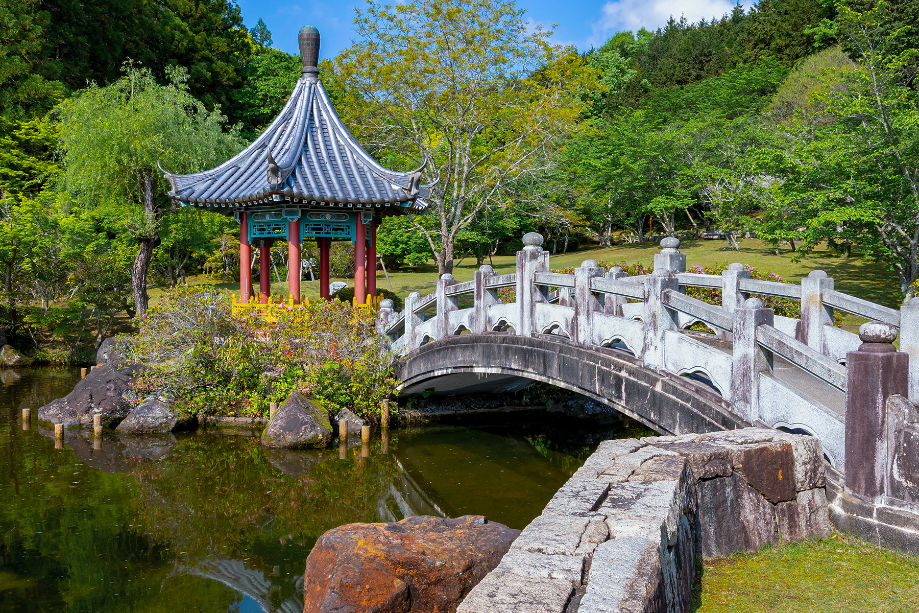 吉備真備公を顕彰し後世に伝える まきび公園