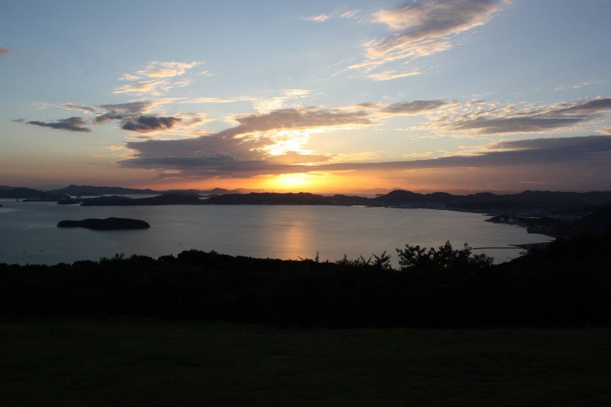 王子が岳の夕焼け