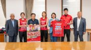 倉敷アブレイズが倉敷市長を表敬訪問　2025年5月22日