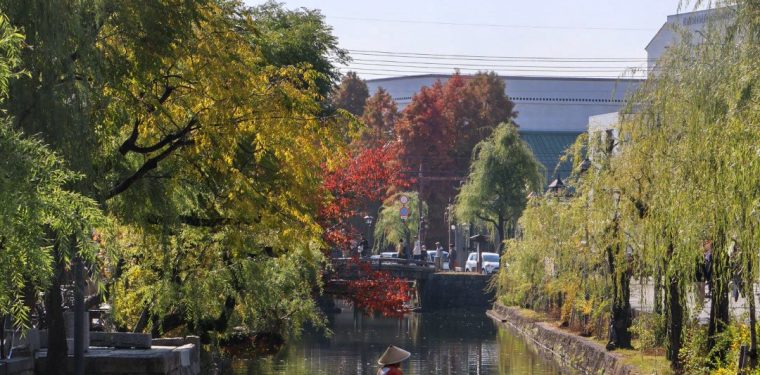 倉敷美観地区　紅葉見ごろ 2025年11月15日