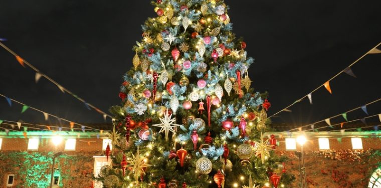 倉敷アイビースクエアのクリスマスツリー 1-1