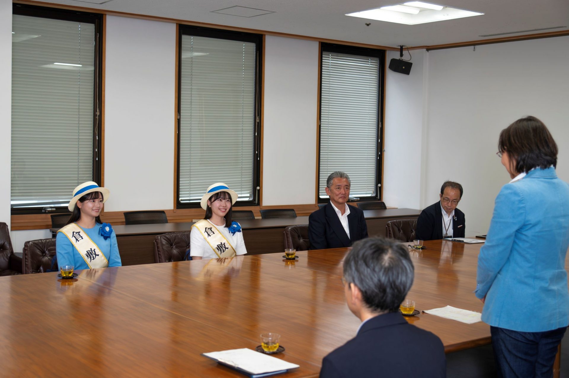 ＼第44代 倉敷小町が倉敷市長を表敬訪問／